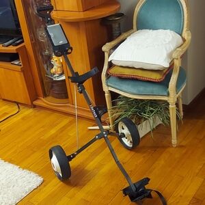 LiteTech Lightweight Steel 2 Wheel Trolly Golf Bag Push Cart